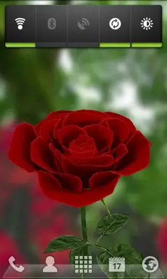 3D Rose Live Wallpaper Free android App screenshot 2