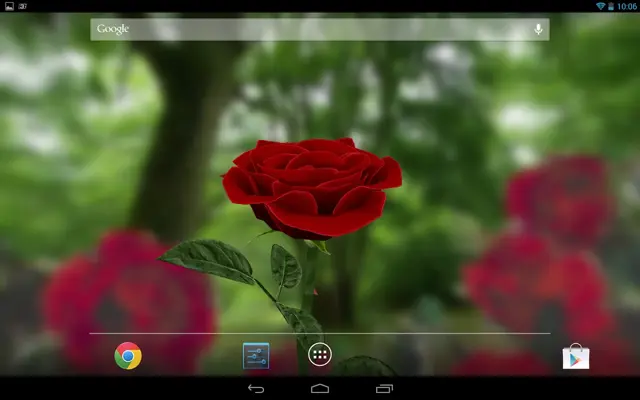 3D Rose Live Wallpaper Free android App screenshot 4